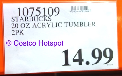 Starbucks 2-Pack Tumblers To Go Costco Price