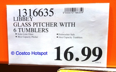 Libbey Glass Pitcher Tumbler Set Costco Price