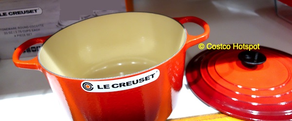 Le Creuset 6.5 Quart Deep Round Dutch Oven Interior Costco Display 