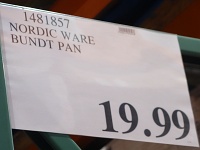Costco price Nordic Ware Bundt Pan